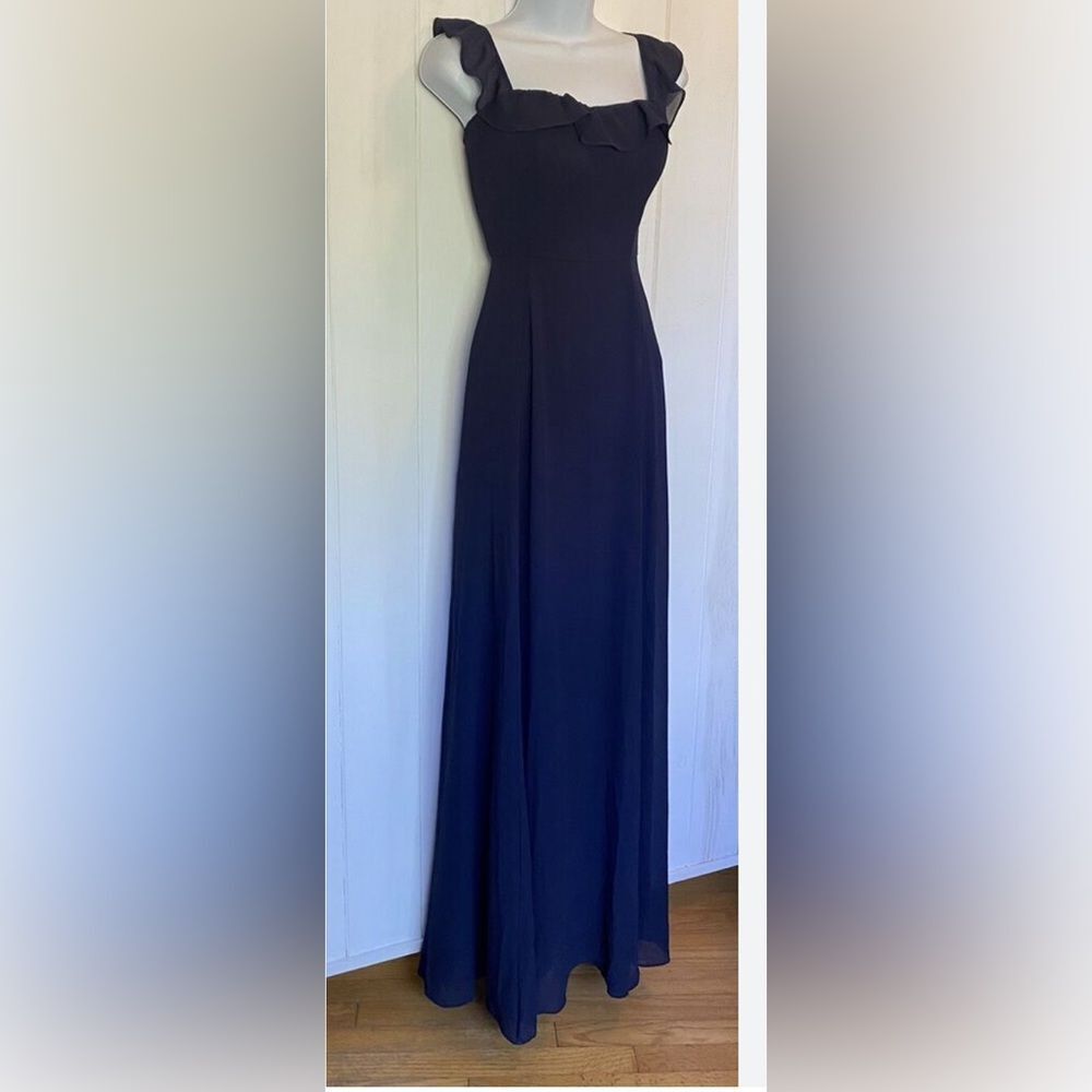 BHLDN x Anthropologie’s blue long-dress